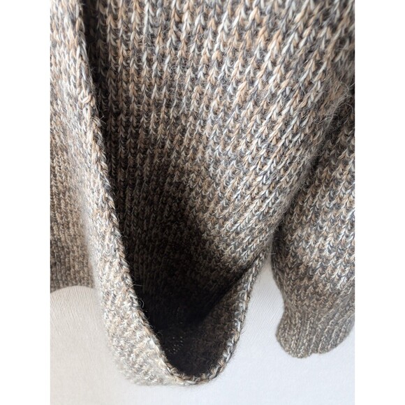 Simply Natural Alpaca Cardigan Size M Open Front Long Sweater Pockets Minimalist - Picture 8 of 12